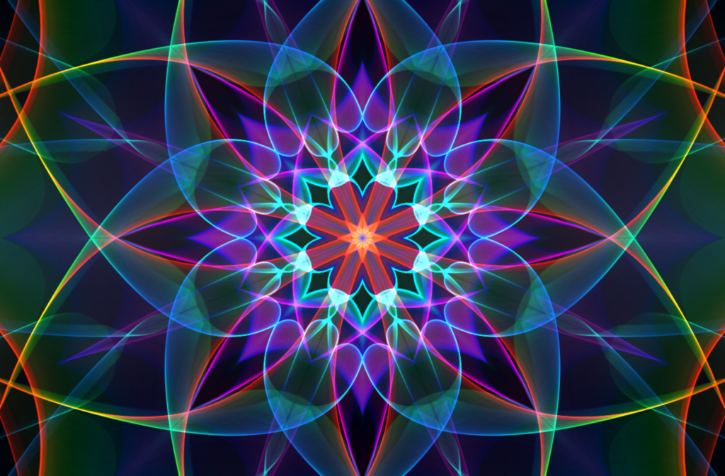 One Mandala tracing example